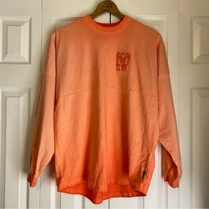 Walt Disney World Spirit Jersey Coral Ombré Glitter Size Small